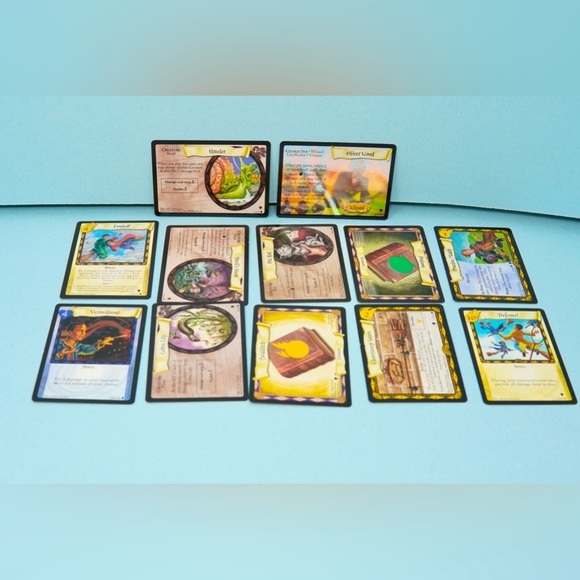 Harry 2001 Potter Trading Card Game Lot 12 Cards Foil Holo Oliver Wood Commons - Picture 3 of 5